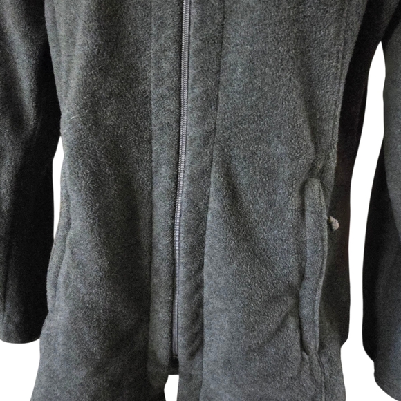 Columbia Dark Gray Fleece Jacket - Picture 4 of 9